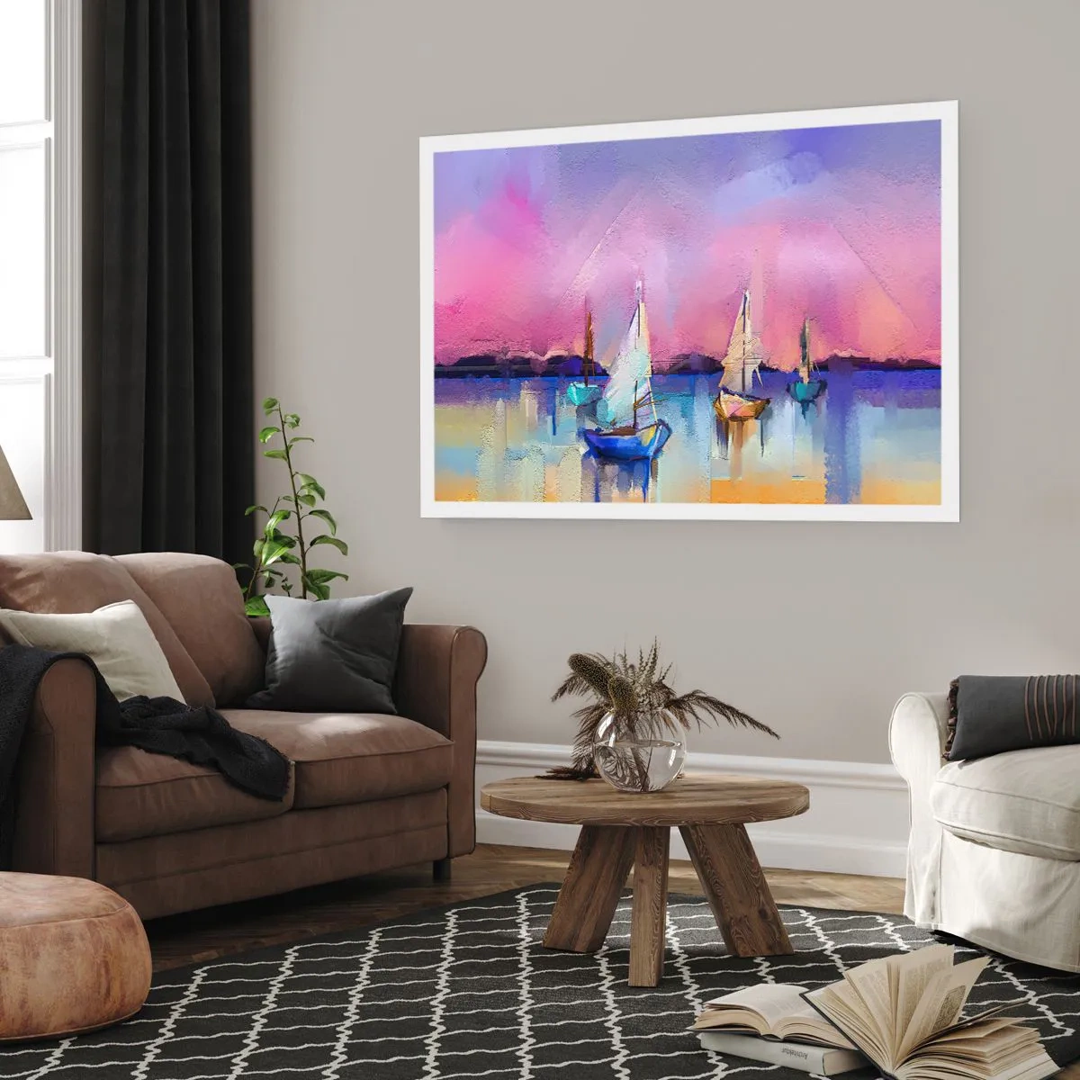 Plakat - Kierunek: szerokie wody - 70x50 cm