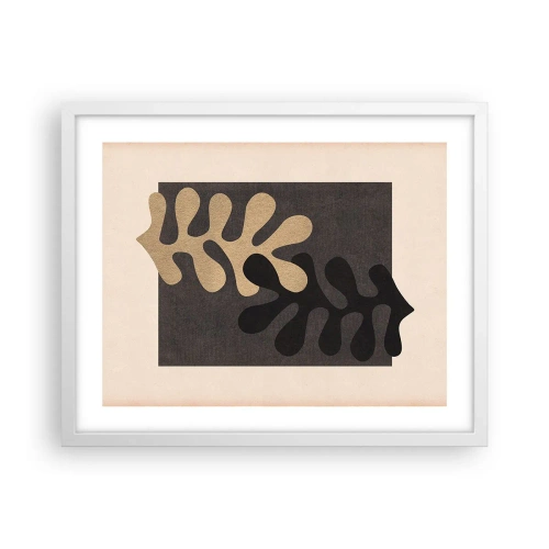 Plakat w białej ramie - Brak i dopełnienie - 50x40 cm