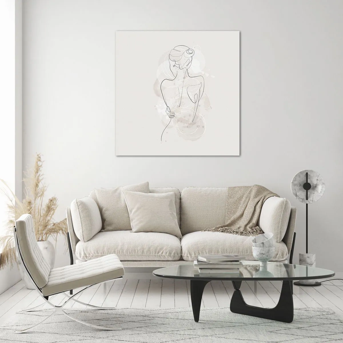 Obraz na szkle - Jak czuły instrument - 70x70 cm