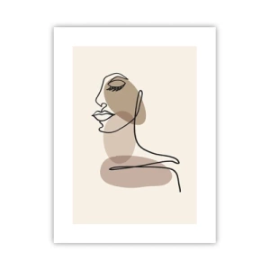 Plakat - Zasłuchana w siebie - 30x40 cm