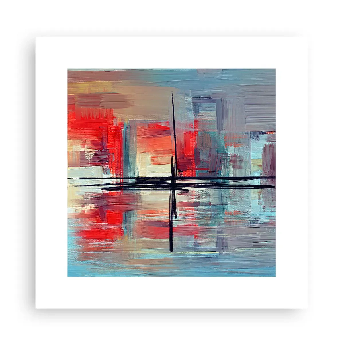 Plakat - Pejzaż w nieznanym wymiarze - 30x30 cm