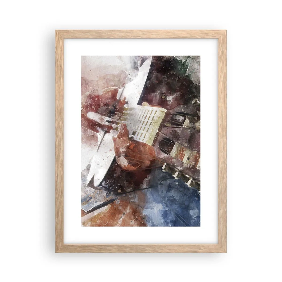 Plakat w ramie jasny dąb - I co o tym myślisz? - 30x40 cm