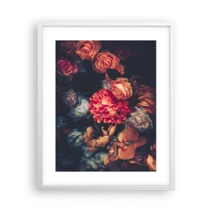 Plakat w białej ramie - Jak u holenderskich mistrzów - 40x50 cm