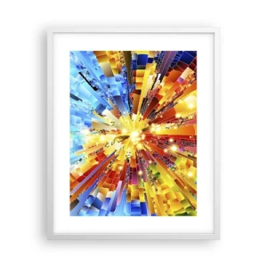 Plakat w białej ramie - In medias res - 40x50 cm