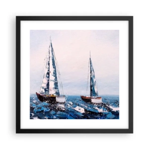 Plakat w czarnej ramie - Braterstwo wiatru - 40x40 cm