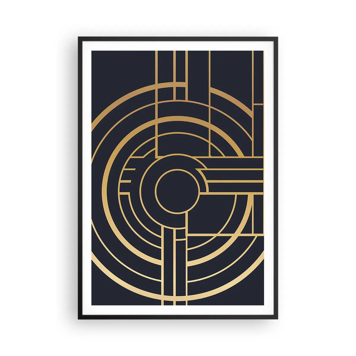 Plakat w czarnej ramie - Obroty rzeczy - 70x100 cm