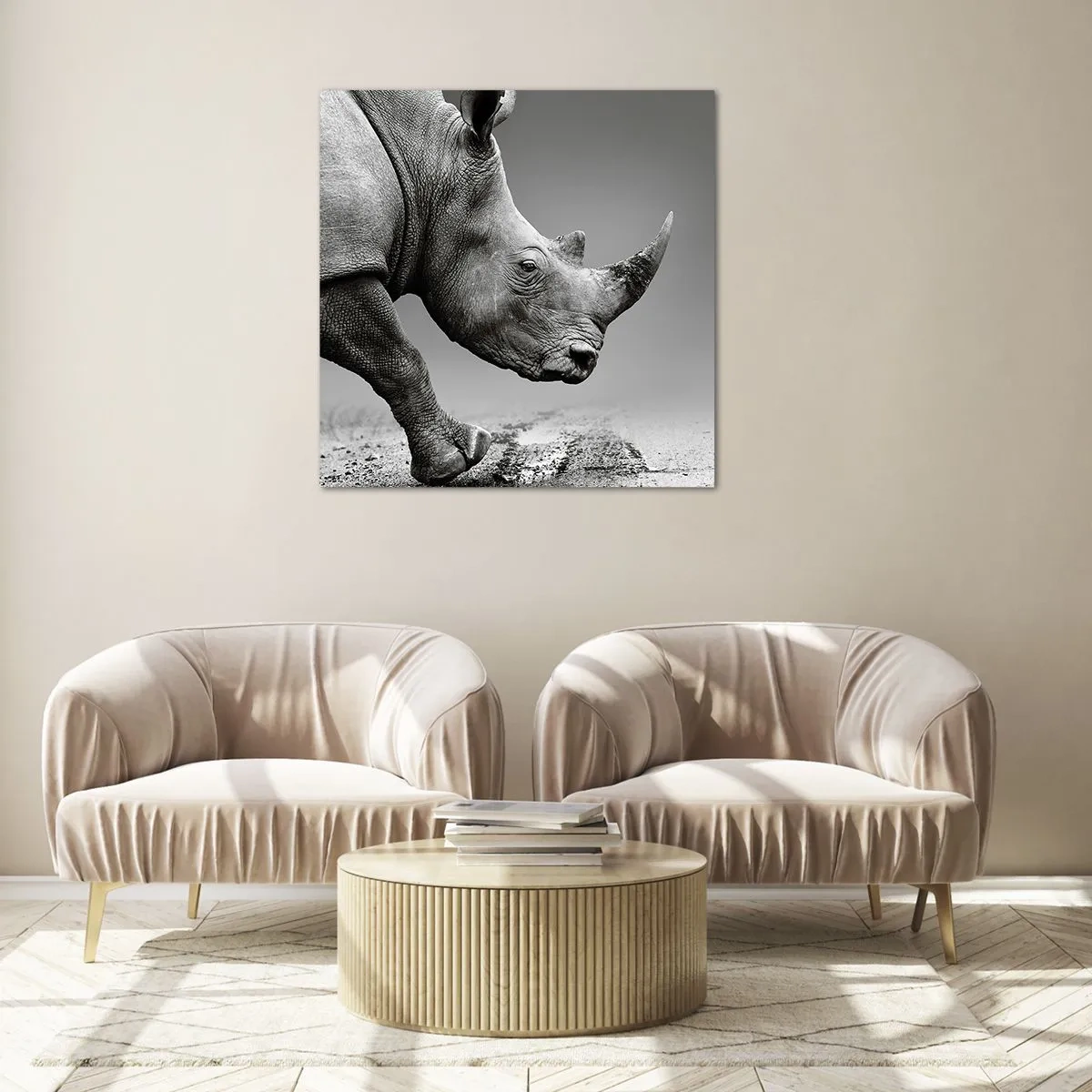 Obraz na szkle - Niepowstrzymana siła - 40x40 cm