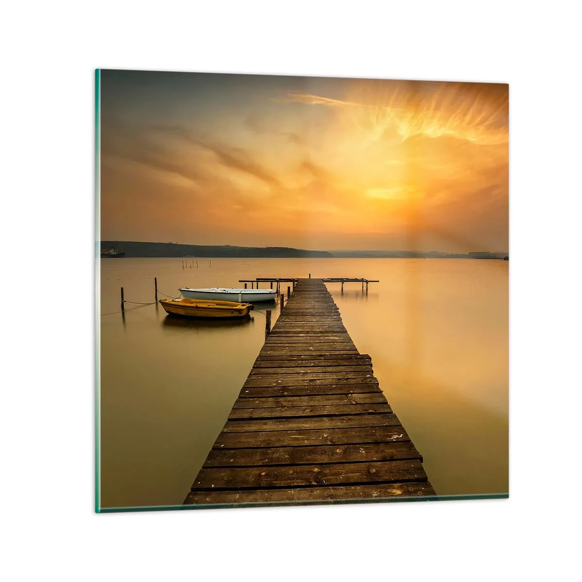 Obraz na szkle - Niebo złote ci otworzę - 60x60 cm