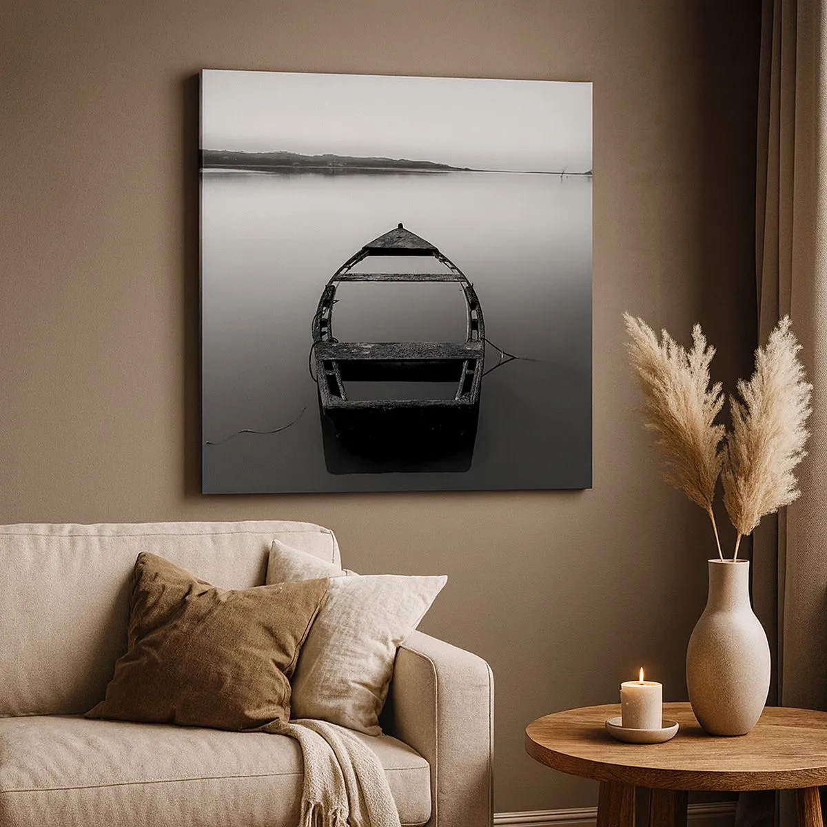 Obraz na płótnie - Tęsknota i melancholia - 30x30 cm