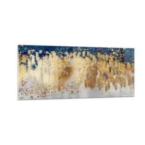 Obraz na szkle - Nowoczesna kompozycja z błyskiem - 100x40 cm