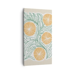 Obraz na płótnie - Etnicznie z nutą abstrakcji - 55x100 cm