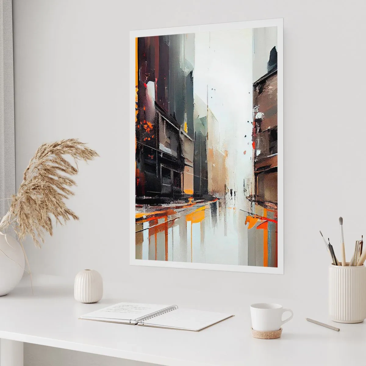 Plakat - Deszczowy dzień - 40x50 cm