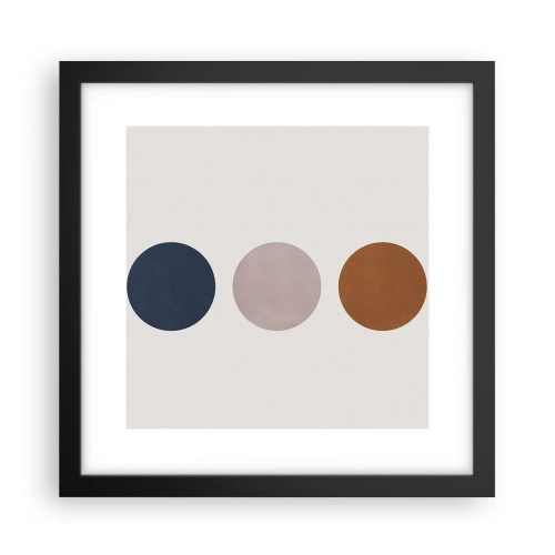 Plakat w czarnej ramie - Symbol doskonałości - 30x30 cm