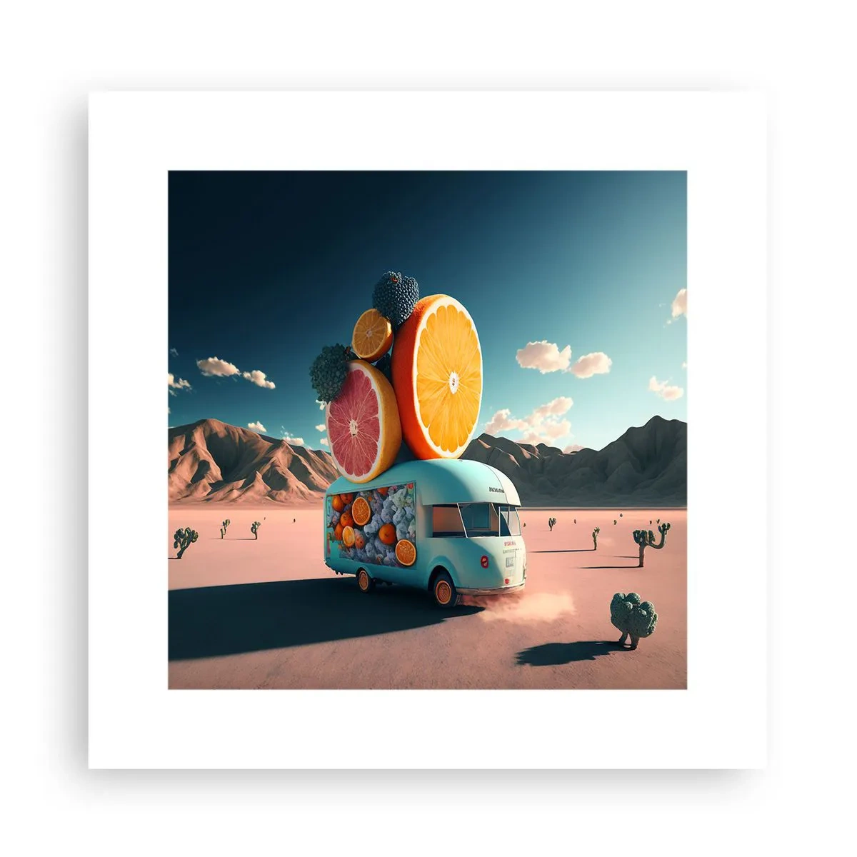 Plakat - Smak wakacji - 30x30 cm