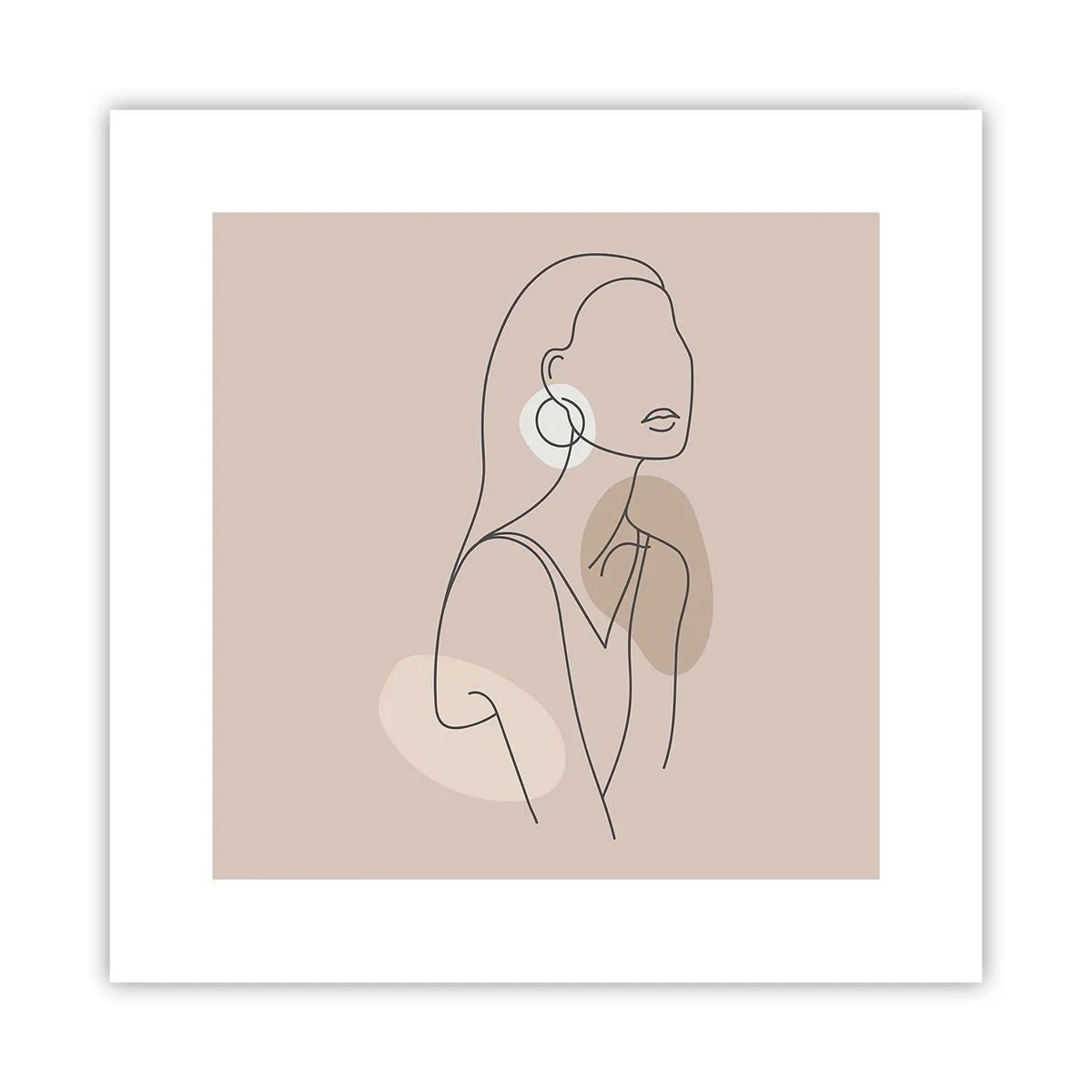 Plakat - Ikona dziewczęcości - 30x30 cm