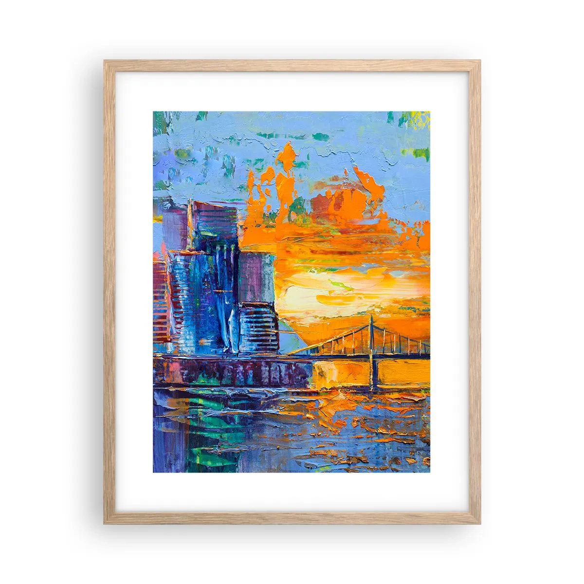 Plakat w ramie jasny dąb - Kultura i natura - 40x50 cm