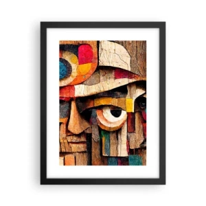 Plakat w czarnej ramie - Widzę cię… - 30x40 cm
