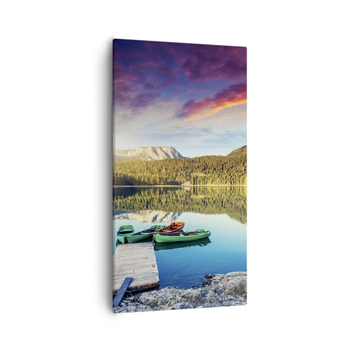Obraz na płótnie - Nad wodą gładką jak lustro - 55x100 cm