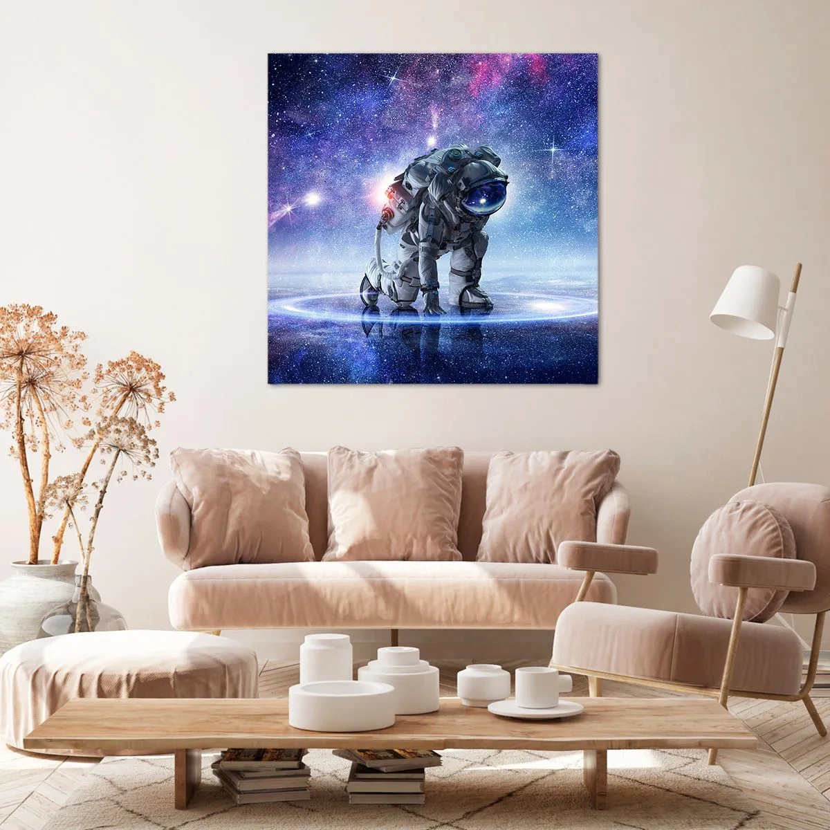 Obraz na płótnie - Niebo gwiaździste nade mną - 60x60 cm