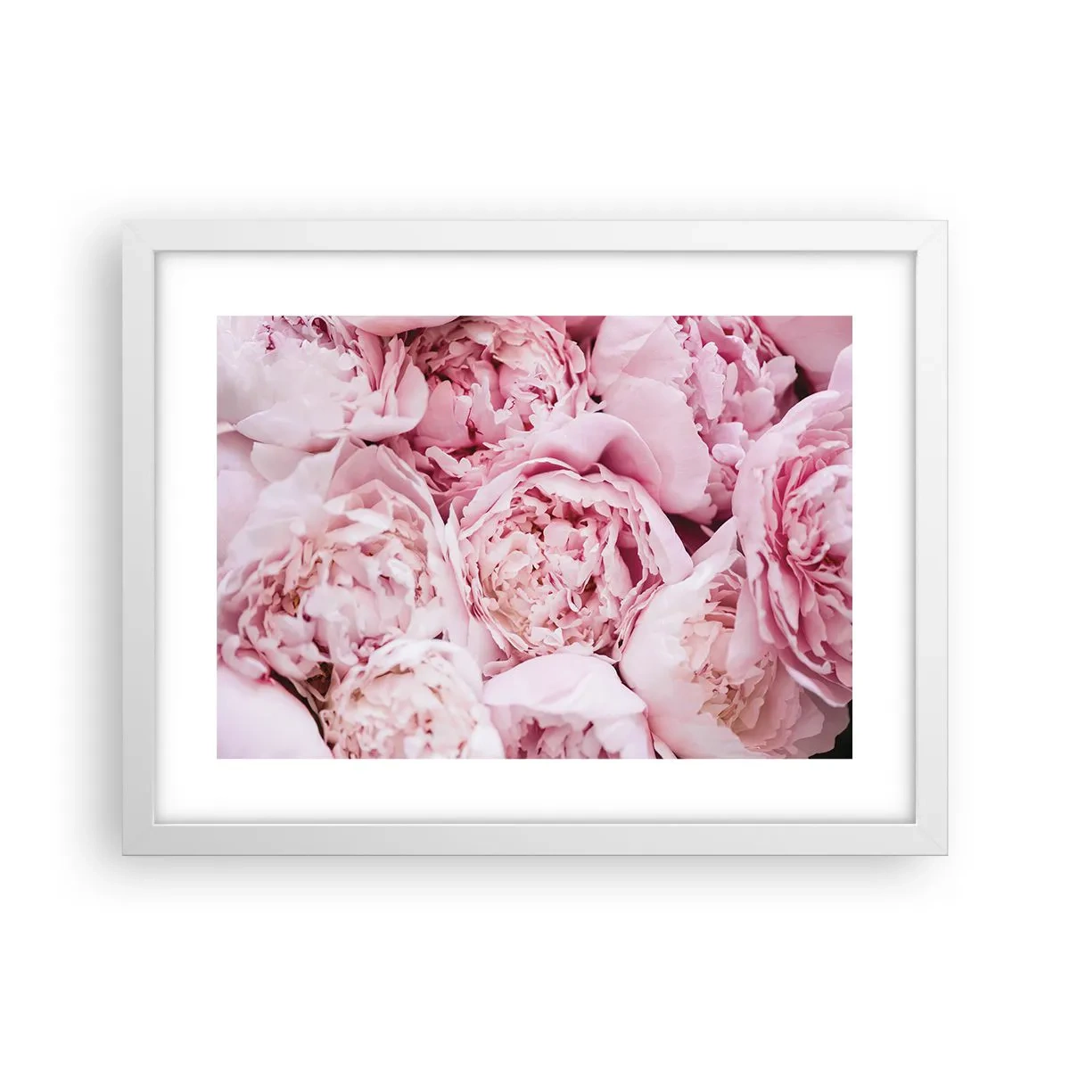 Plakat w białej ramie - Przytulone i pachnące - 40x30 cm