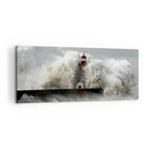 Obraz na płótnie - Gniew oceanu - 100x40 cm