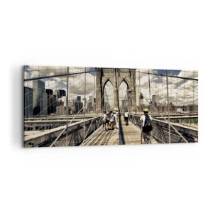 Obraz na płótnie - Wprost do serca miasta - 100x40 cm