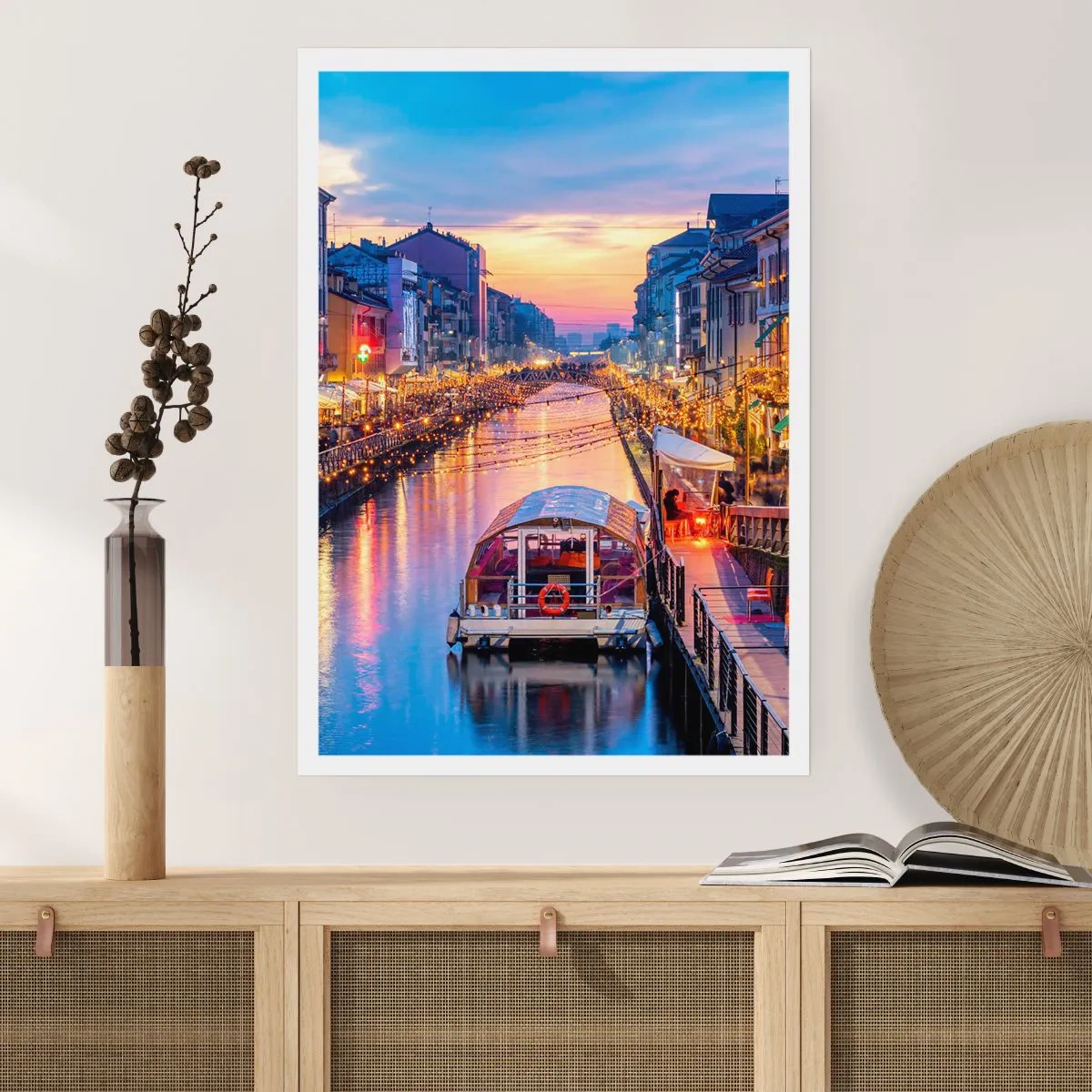 Plakat - Wieczór światła i zabawy - 40x50 cm
