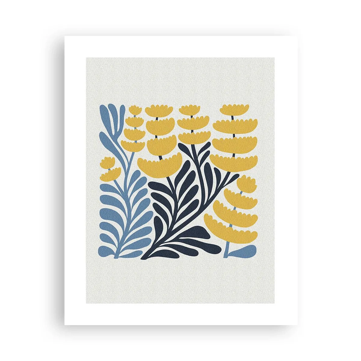 Plakat - Słoneczna rabata - 40x50 cm