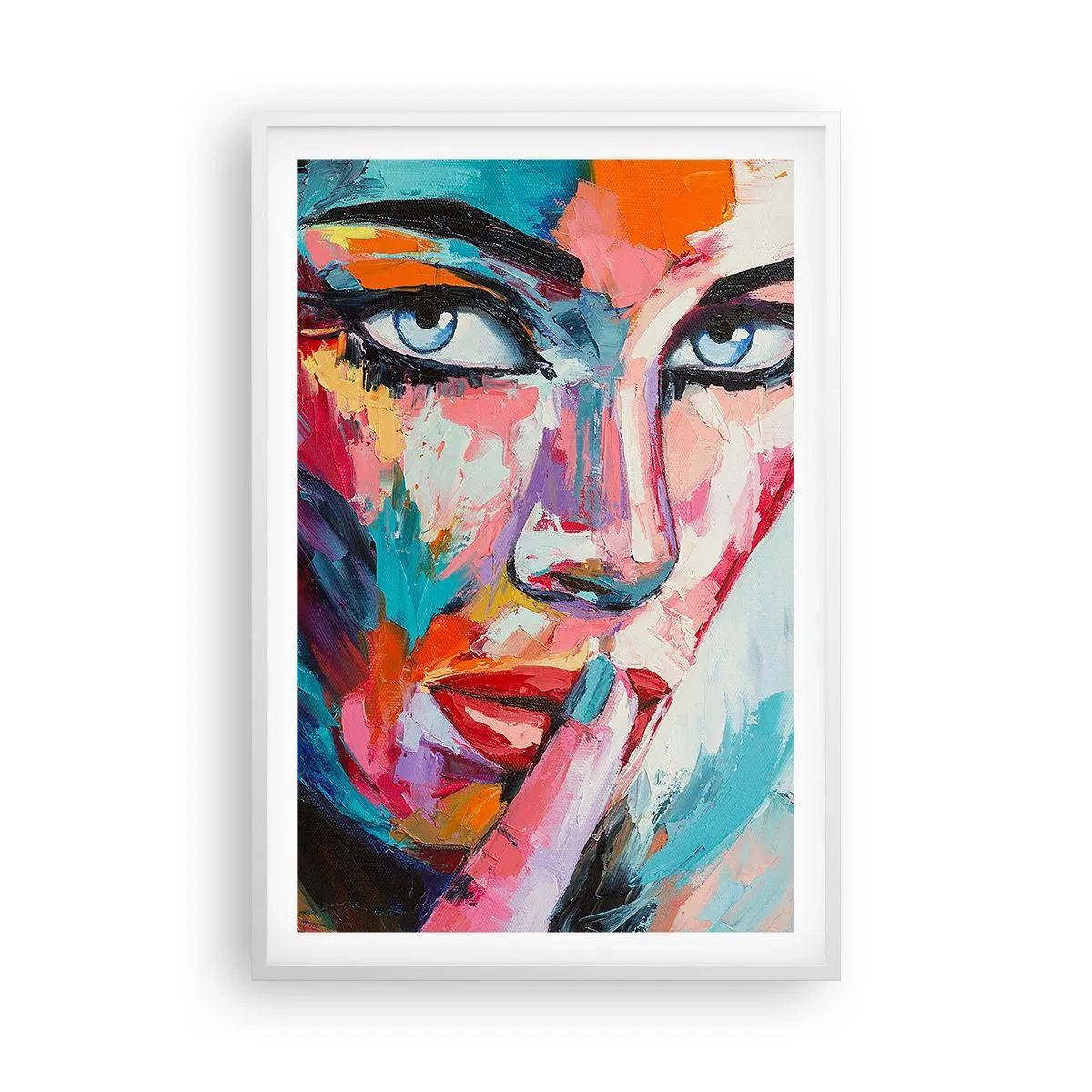 Plakat w białej ramie - Nasza pierwsza tajemnica - 61x91 cm