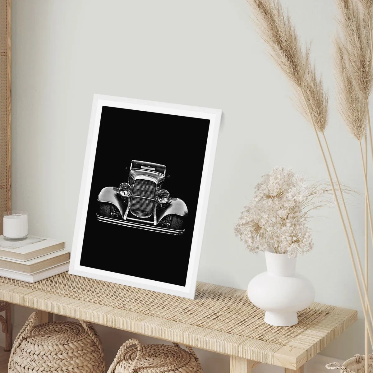 Plakat w białej ramie - Prawdziwy gentelman - 40x50 cm