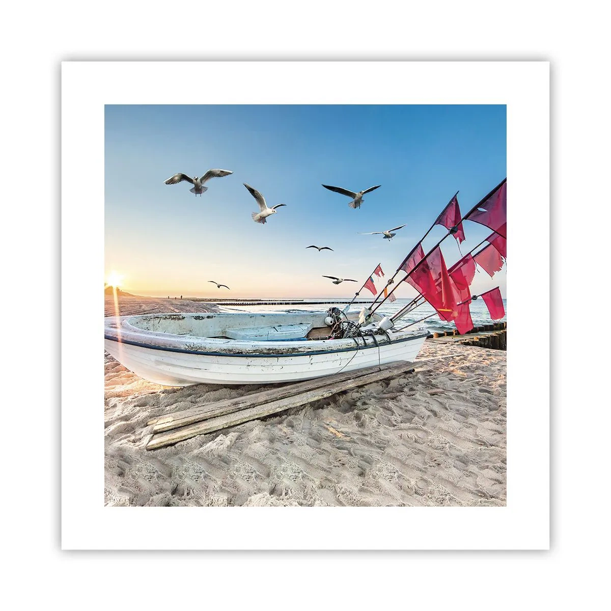 Plakat - Zasłużony odpoczynek - 40x40 cm