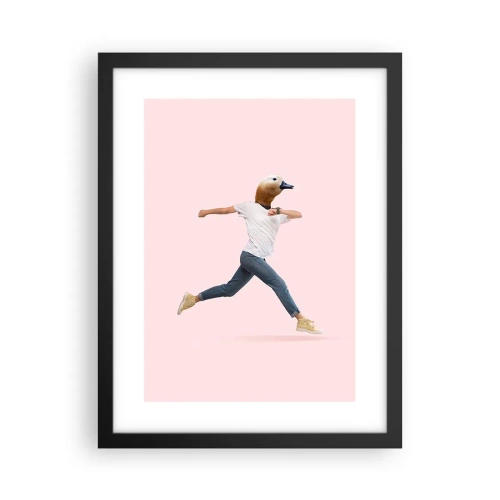 Plakat w czarnej ramie - Szczypta absurdu - 30x40 cm