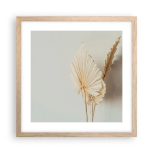 Plakat w ramie jasny dąb - Gdy potrzebne ukojenie - 40x40 cm