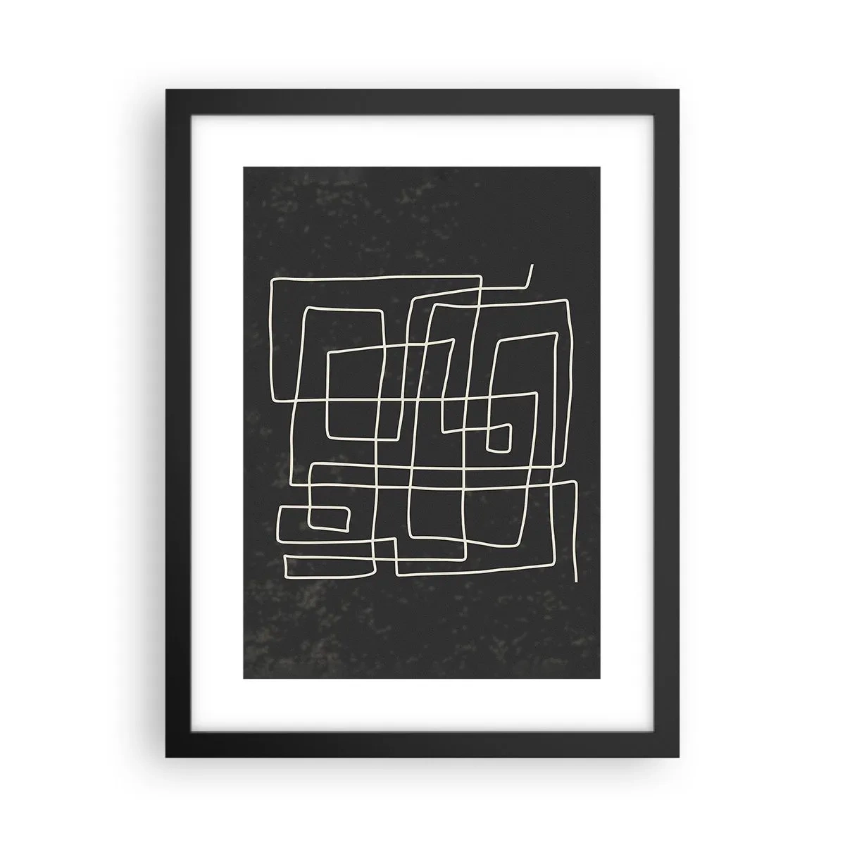 Plakat w czarnej ramie - Nie taki prosty - 30x40 cm