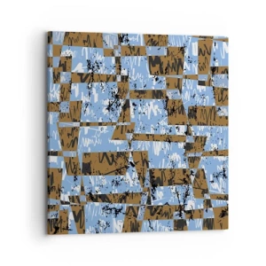 Obraz na płótnie - Nieludowa wycinanka - 70x70 cm