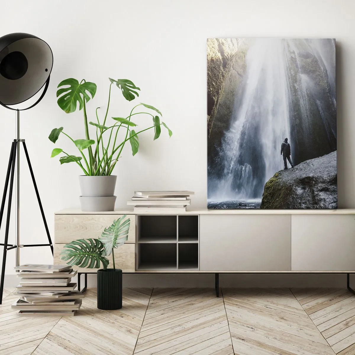 Obraz na płótnie - Przywrócenie proporcji - 55x100 cm