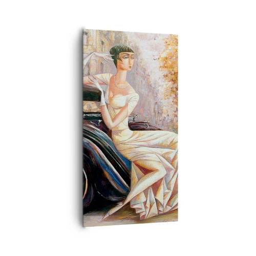 Obraz na płótnie - Elegancja w stylu retro - 65x120 cm