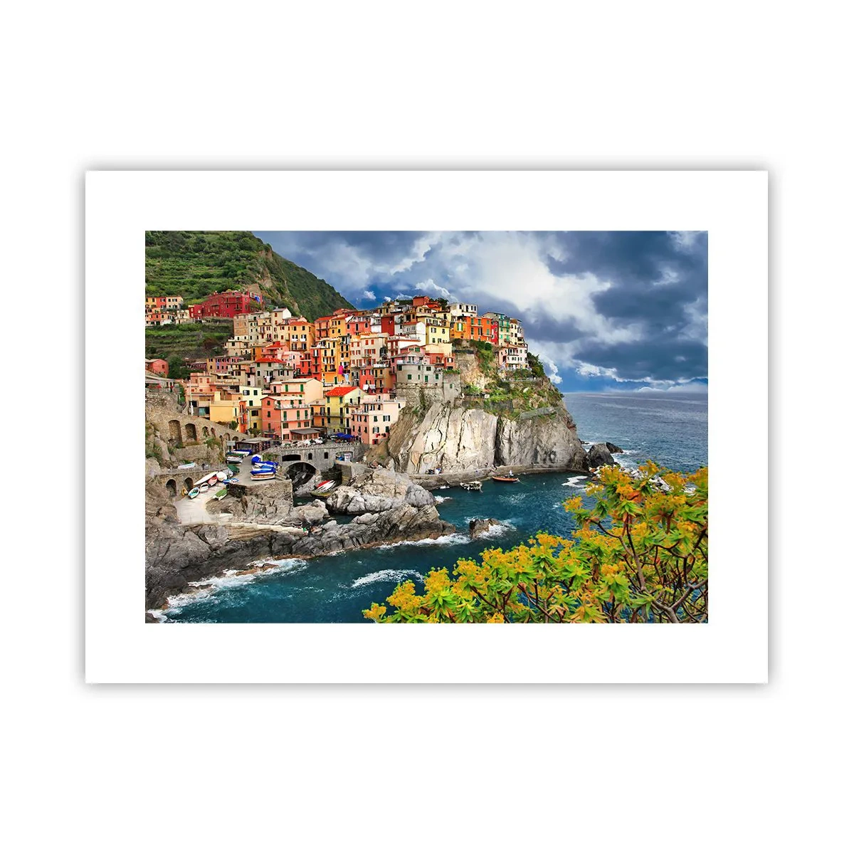 Plakat - Gromadka przytulona do skał - 40x30 cm