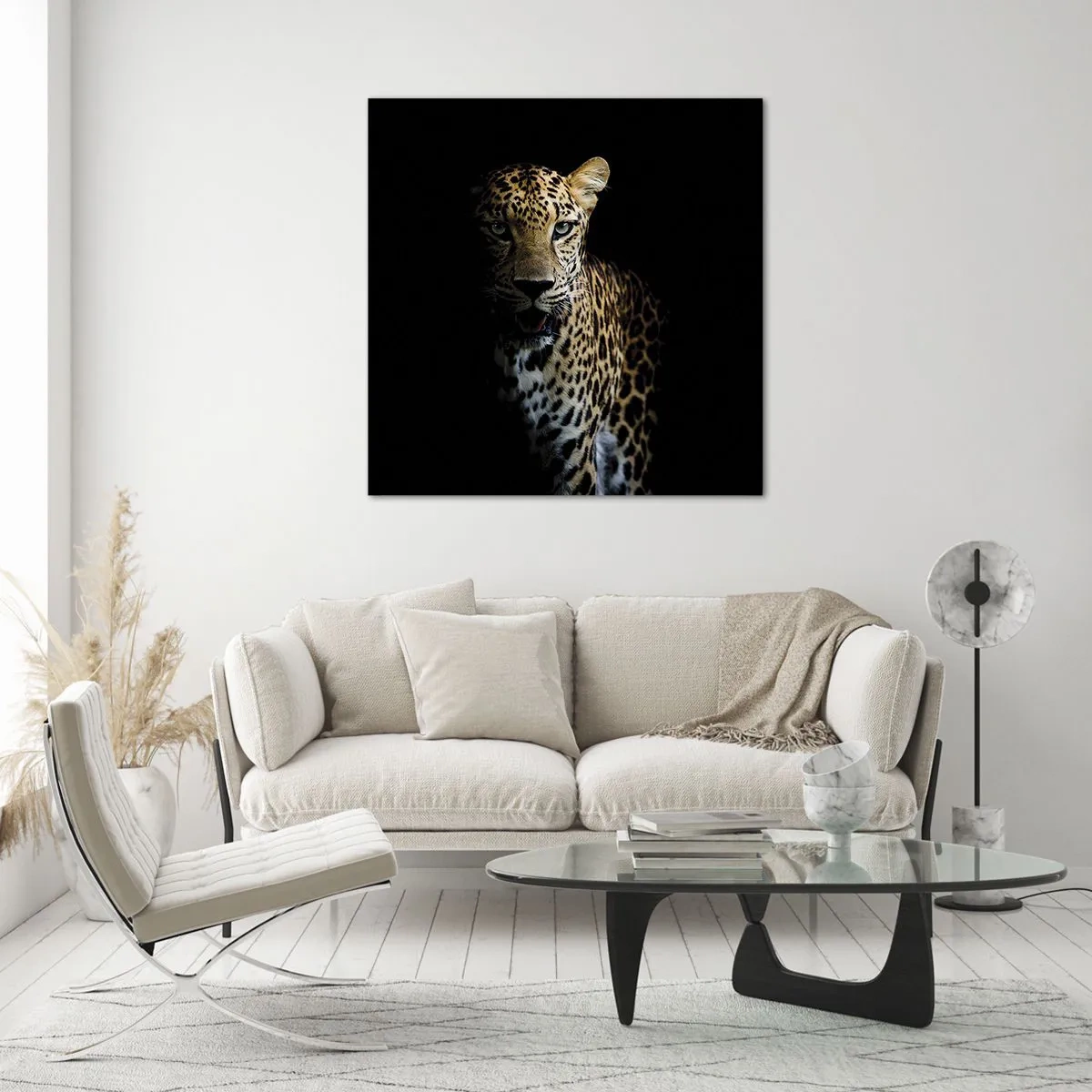 Obraz na szkle - Mroczne piękno - 50x50 cm