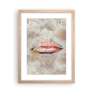 Plakat w ramie jasny dąb - Budzi zmysły - 30x40 cm