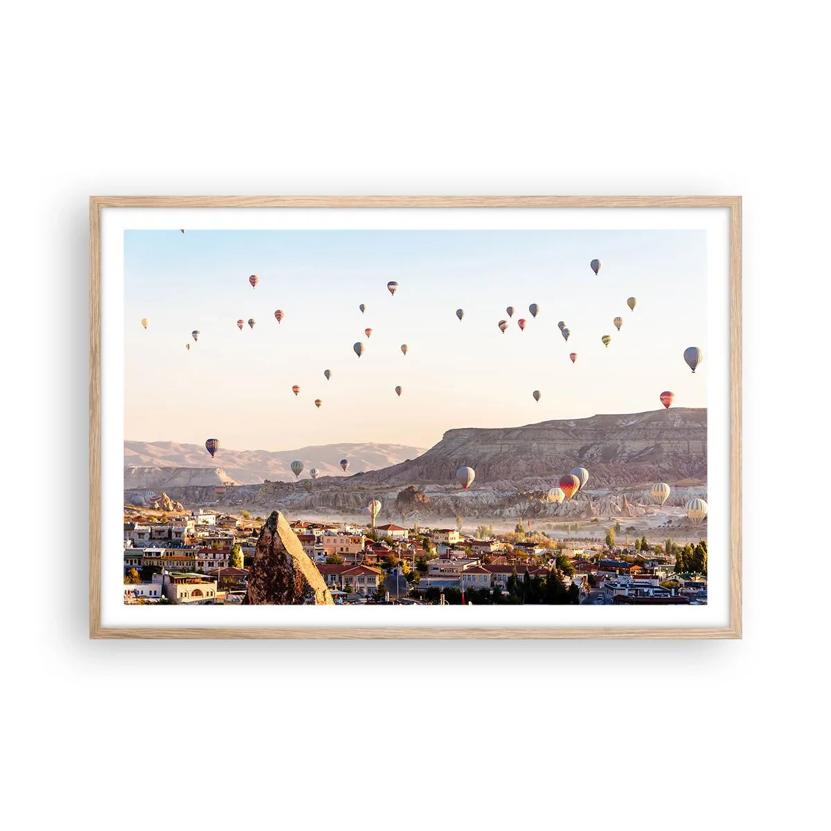 Plakat w ramie jasny dąb - Jak statki na niebie - 91x61 cm