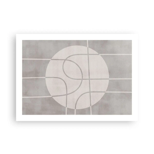 Plakat - Koliście i na wprost - 70x50 cm