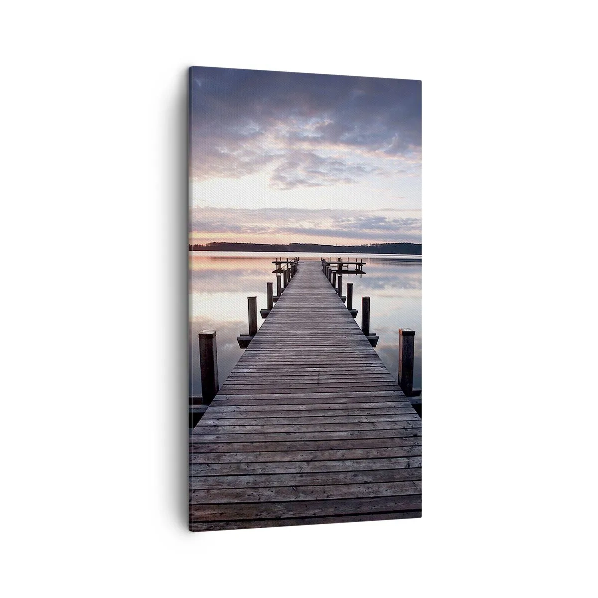 Obraz na płótnie - Cicha granica dnia i nocy - 45x80 cm