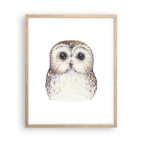Plakat w ramie jasny dąb - Spójrz mi w oczy - 40x50 cm