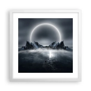 Plakat w białej ramie - Finał opowieści - 40x40 cm