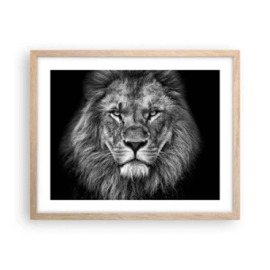 Plakat w ramie jasny dąb - W stroju koronacyjnym - 50x40 cm