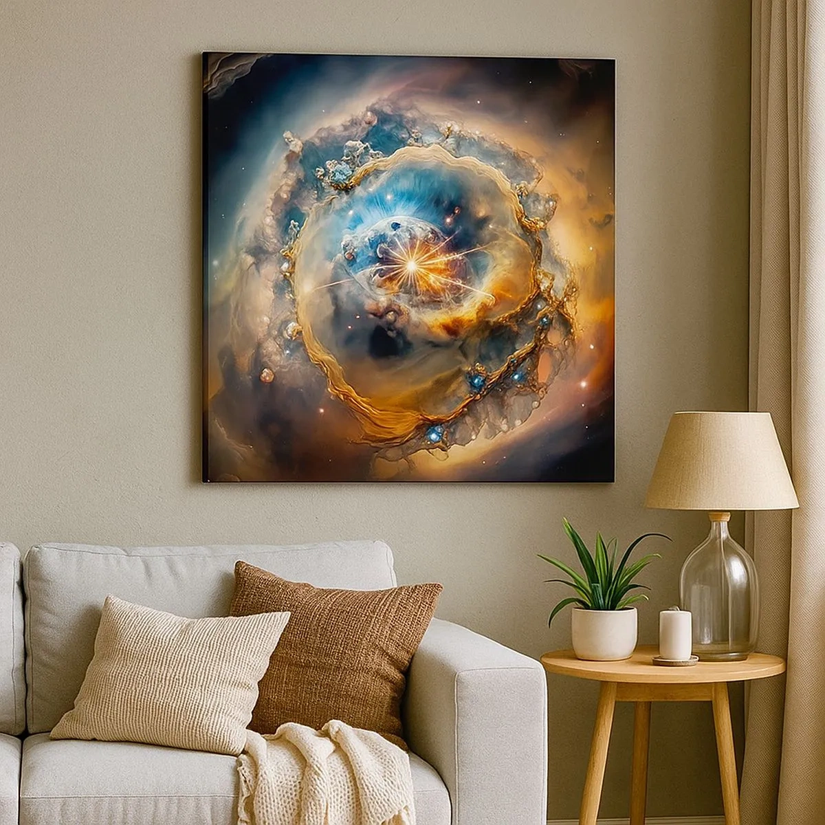 Obraz na płótnie - Początek - 30x30 cm