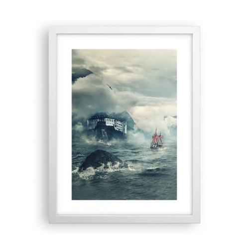 Plakat w białej ramie - Na magicznych wodach - 30x40 cm