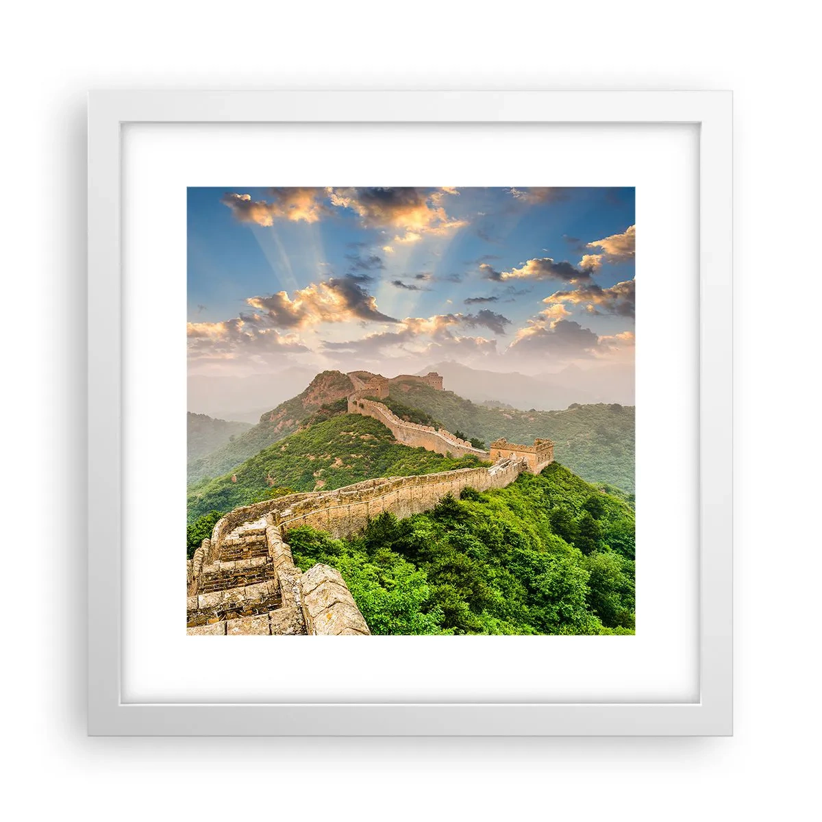 Plakat w białej ramie - Nieprzemijająca wielkość - 30x30 cm