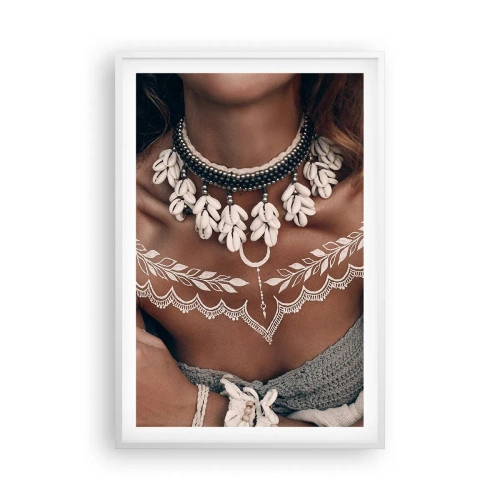 Plakat w białej ramie - Talizmany, rytuały kobiecości - 61x91 cm